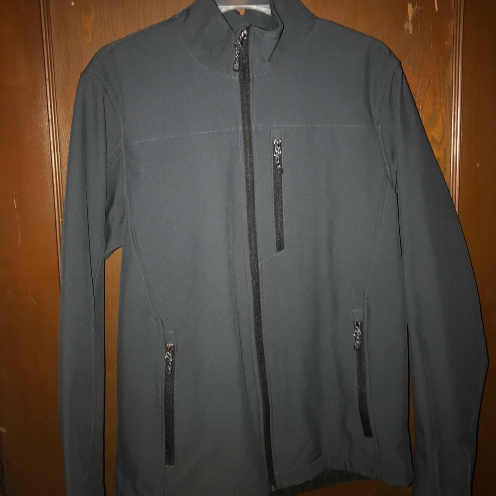 Grey SwissTech Windbreaker